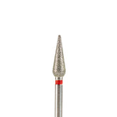 Fresa/Broca de diamante, forma de gota roja 4.0